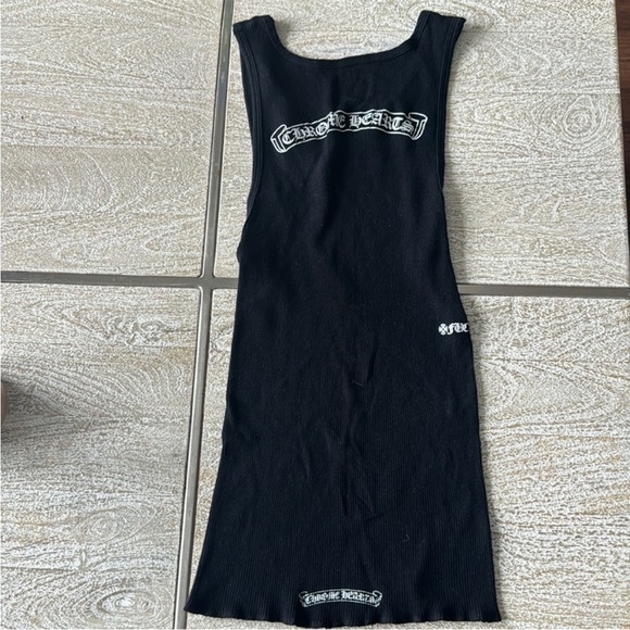 CHROME HEARTS Script Logo Tank Top 'Black' - Picture 4 of 14